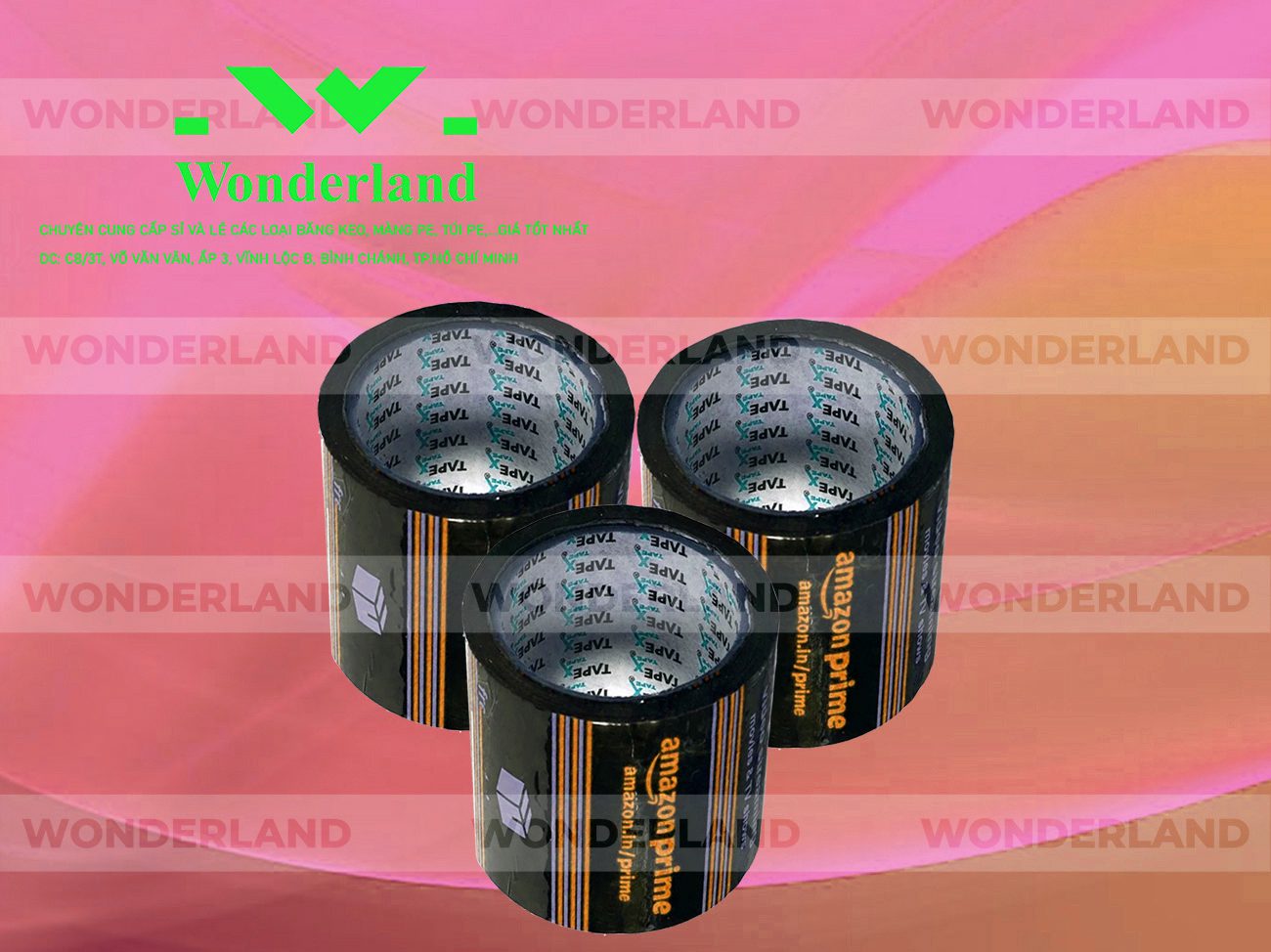 BĂNG KEO IN SIZE 83MM WONDERLAND GIÁ TỐT