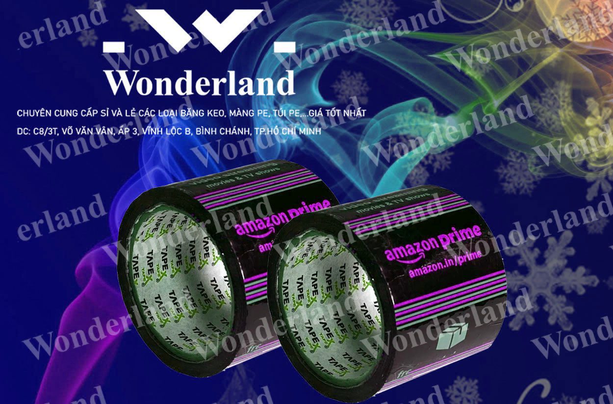 BĂNG KEO IN SIZE 84MM WONDERLAND CHẤT LƯỢNG CAO