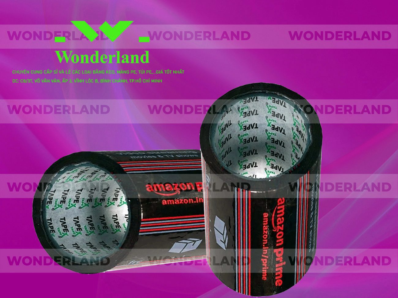 BĂNG KEO IN SIZE 87MM WONDERLAND GIÁ TỐT
