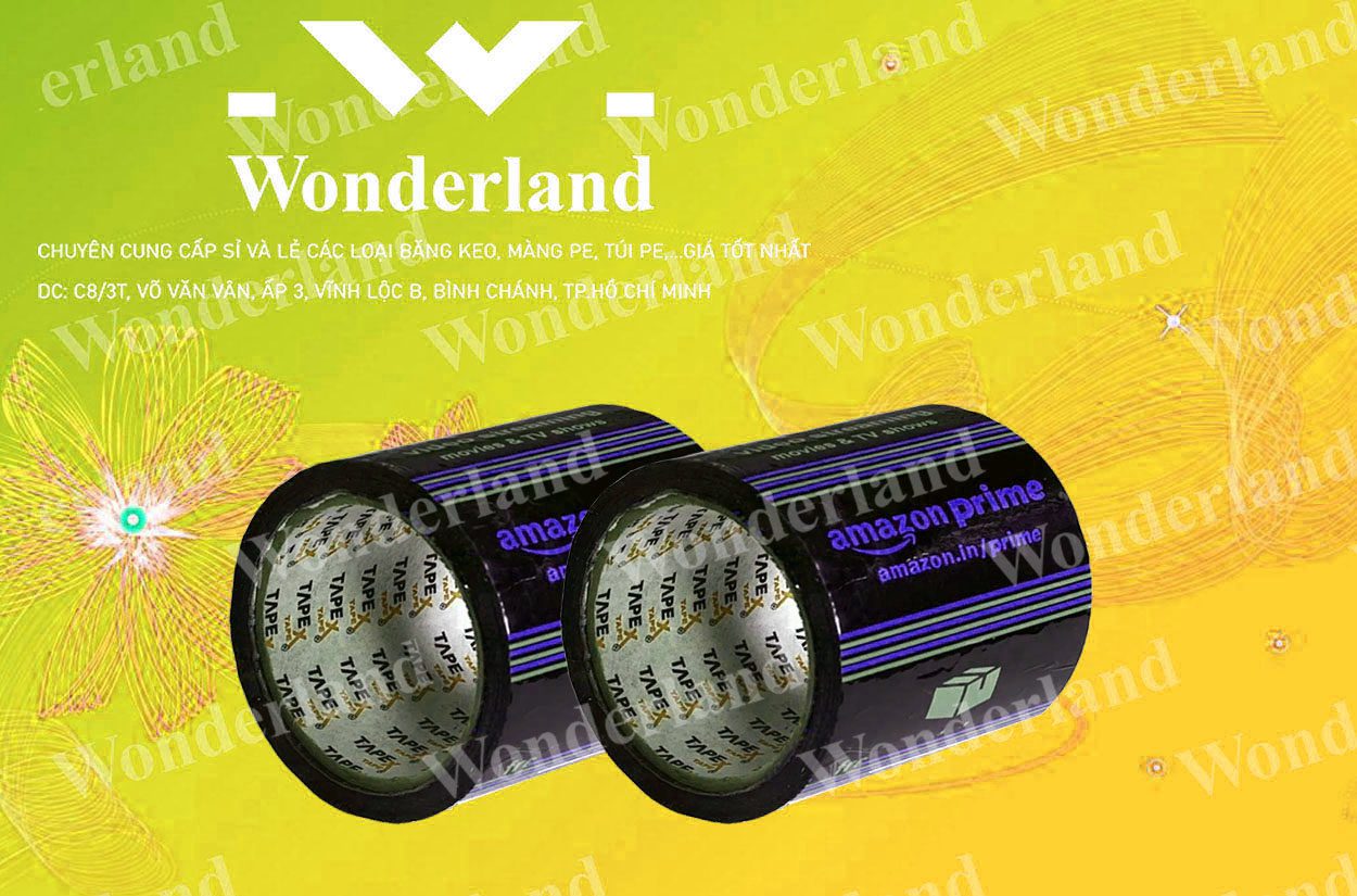 BĂNG KEO IN SIZE 88MM WONDERLAND CHẤT LƯỢNG CAO NHẤT