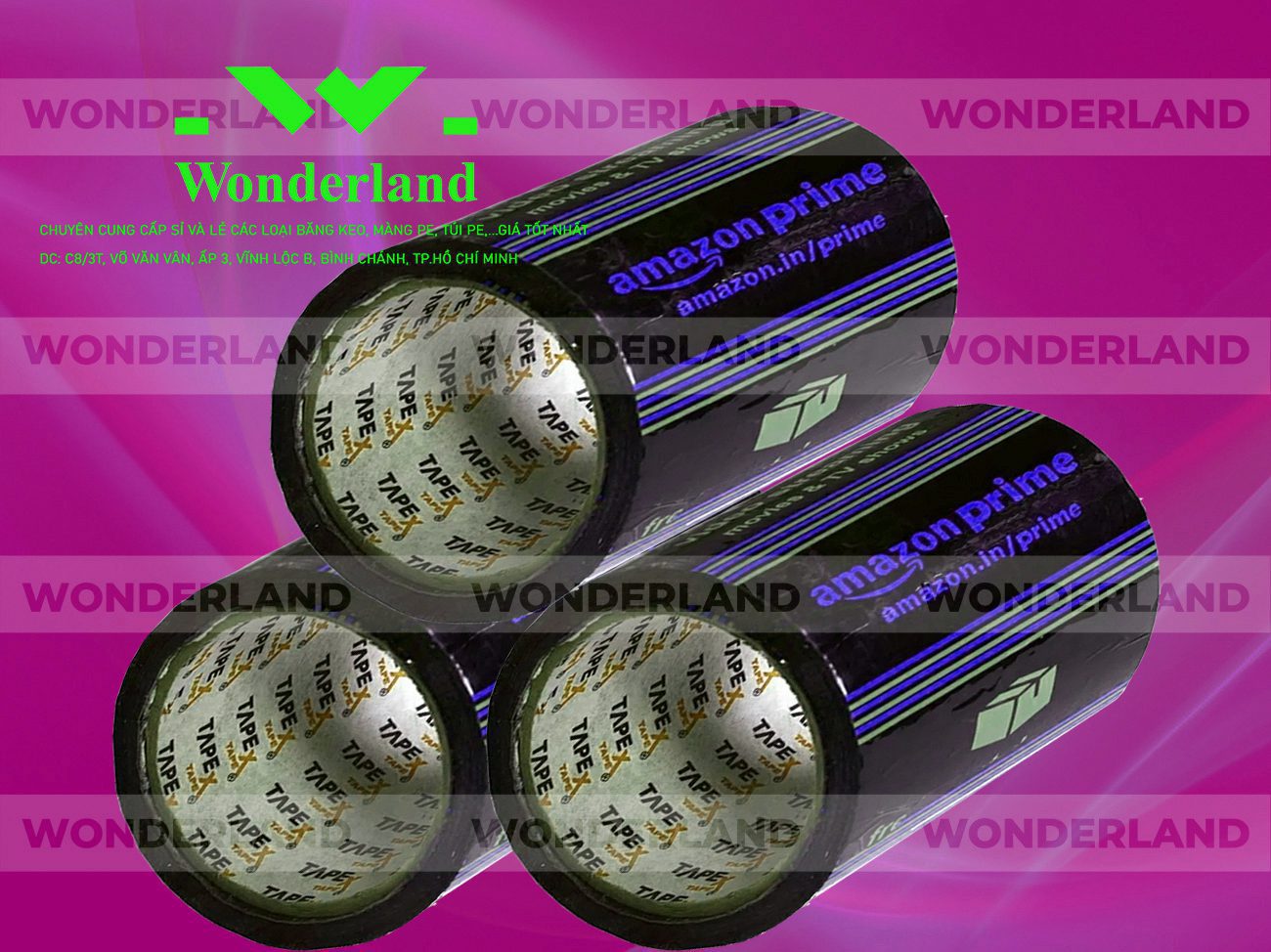 BĂNG KEO IN SIZE 89MM WONDERLAND GIÁ TỐT