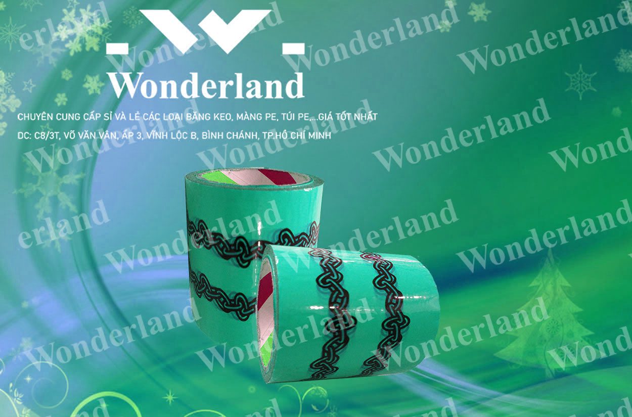 BĂNG KEO IN SIZE 90MM WONDERLAND GIÁ CẠNH TRANH NHẤT