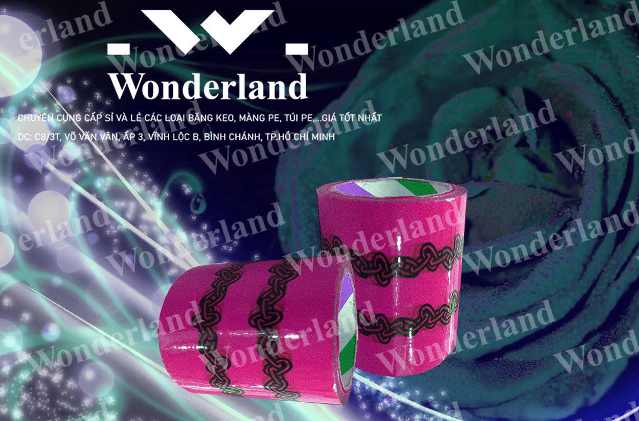 BĂNG KEO IN SIZE 92MM WONDERLAND CHẤT LƯỢNG CAO NHẤT