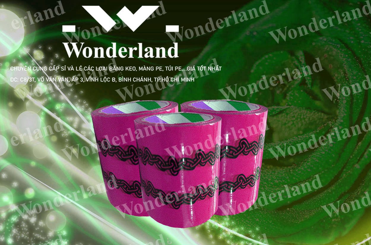 BĂNG KEO IN SIZE 92MM WONDERLAND GIÁ CẠNH TRANH NHẤT