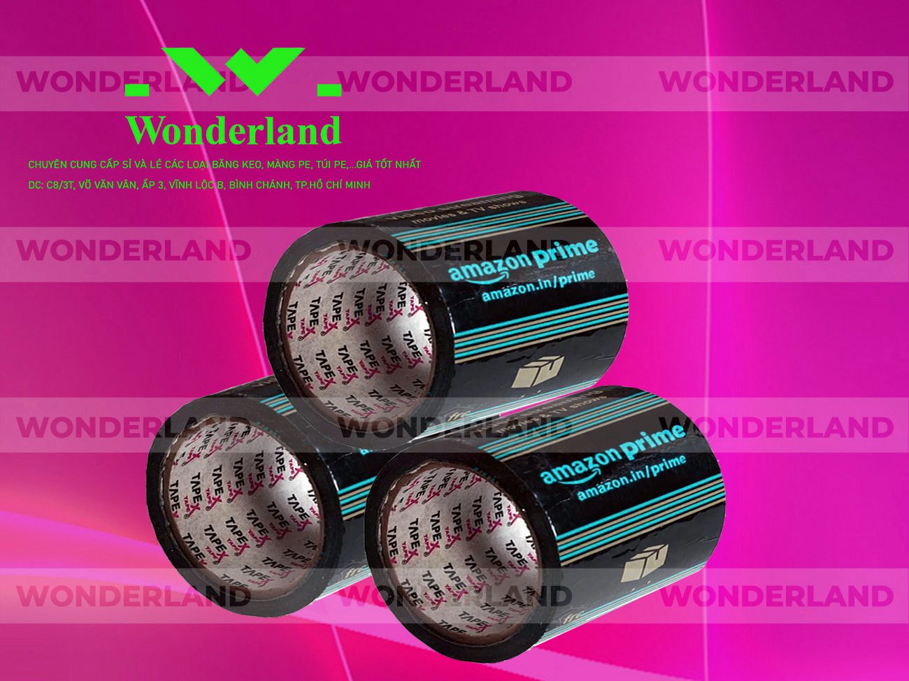 BĂNG KEO IN SIZE 95MM WONDERLAND GIÁ TỐT