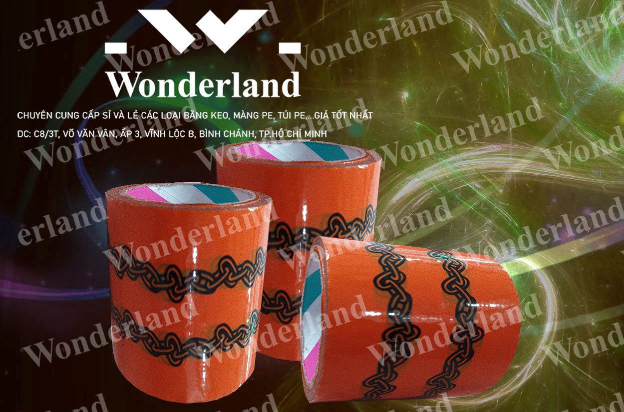 BĂNG KEO IN SIZE 96MM WONDERLAND GIÁ CẠNH TRANH NHẤT
