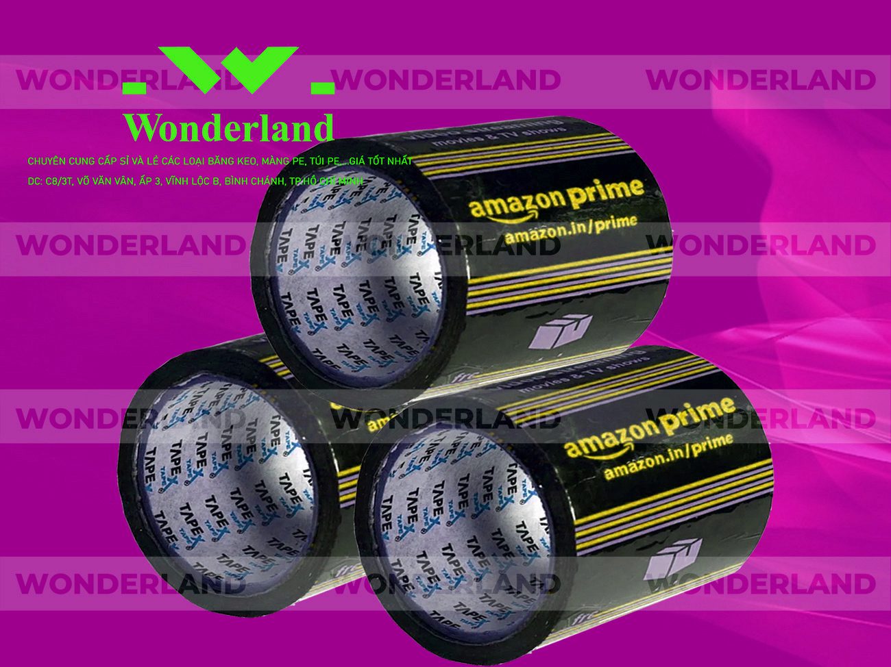 BĂNG KEO IN SIZE 99MM WONDERLAND GIÁ TỐT