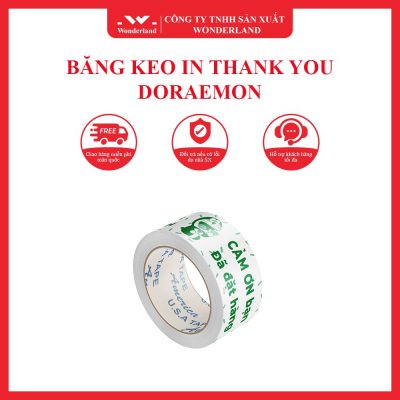 BĂNG KEO IN THANK YOU DORAEMON WONDERLAND