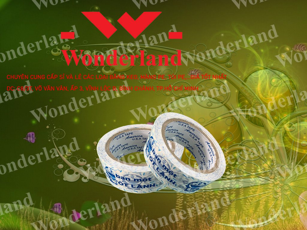 BĂNG KEO IN THANK YOU DOREMON WONDERLAND CHẤT LƯỢNG CAO