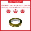 BĂNG KEO IN THEO YÊU CẦU DÁN LY 12MM NỀN VÀNG NHẠT IN 2 MÀU TRẮNG SỮA & ĐỎ (MẪU 01) WONDERLAND
