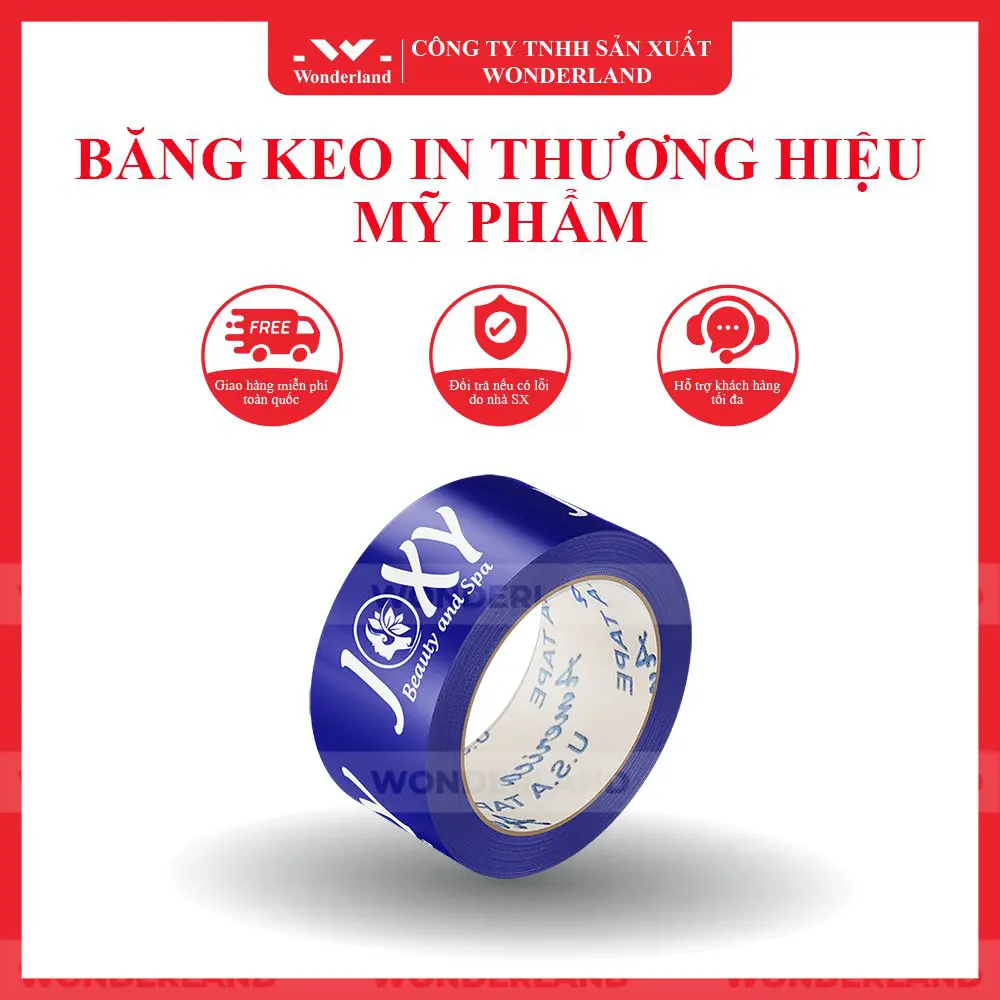BĂNG KEO IN THƯƠNG HIỆU MỸ PHẨM