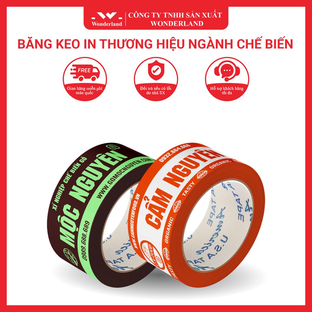 BĂNG KEO THƯƠNG HIỆU NGÀNH CHẾ BIẾN