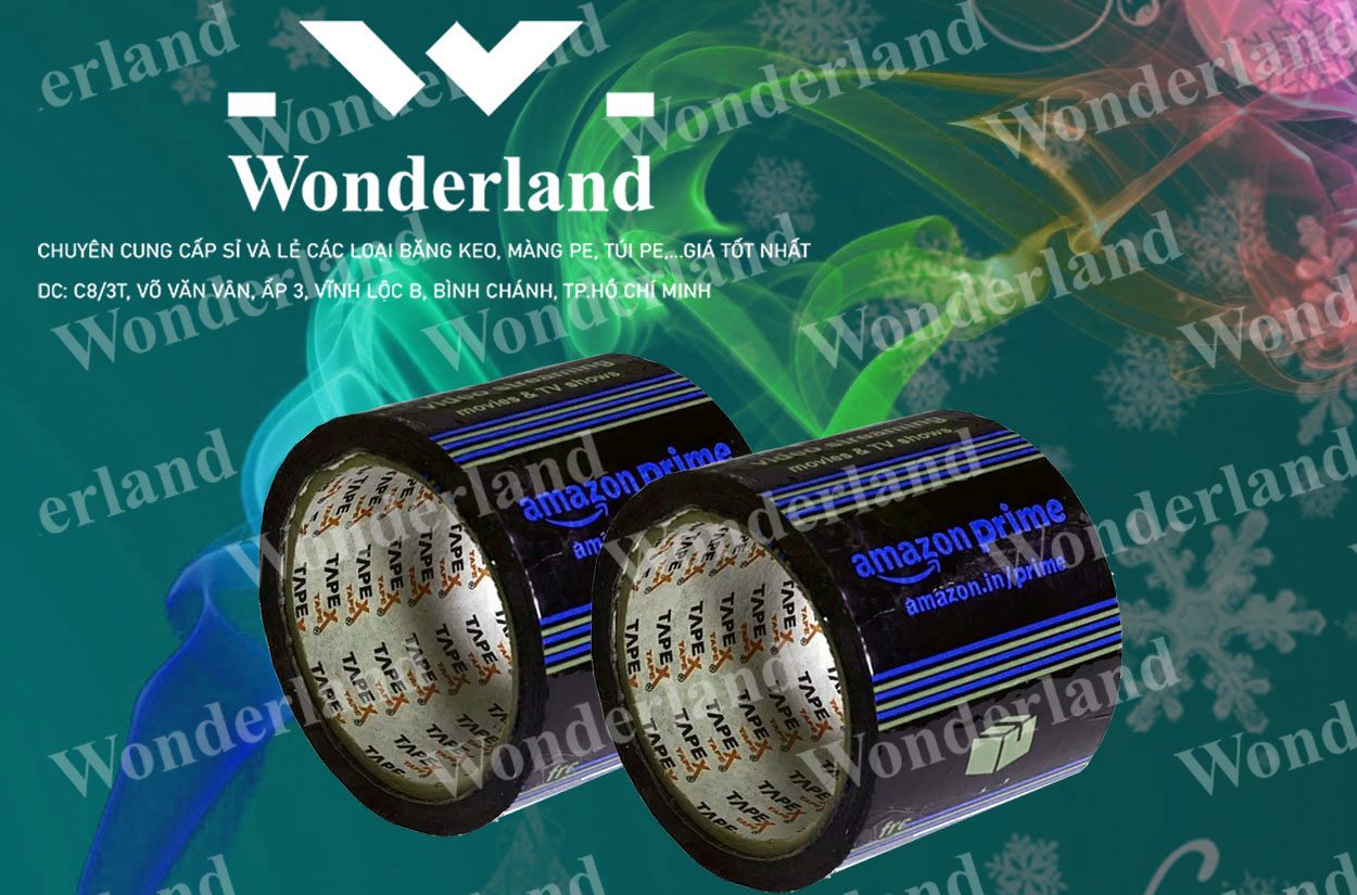BĂNG KEO IN THƯƠNG HIỆU SIZE 84MM WONDERLAND CHẤT LƯỢNG CAO