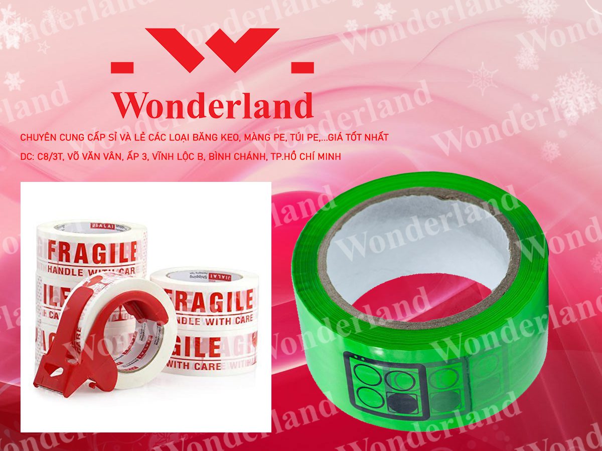 BĂNG KEO IN WONDERLAND CHẤT LƯỢNG TỐT NHẤT