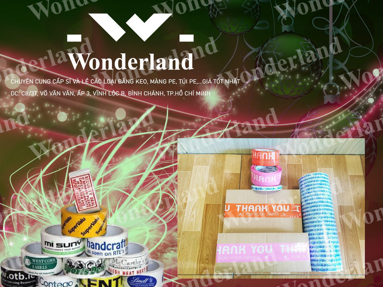 BĂNG KEO IN WONDERLAND LUÔN CÓ GIÁ SỈ TỐT NHẤT