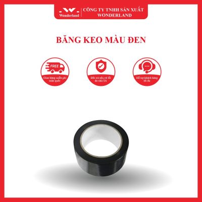 BĂNG KEO MÀU ĐEN WONDERLAND