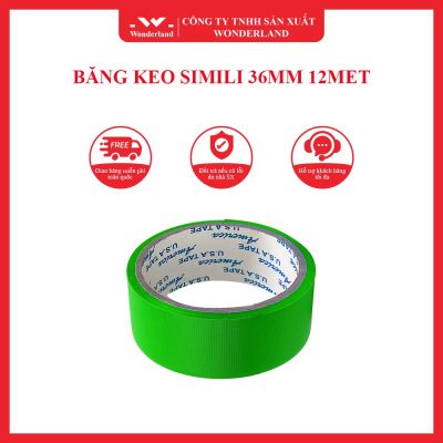 BĂNG KEO SIMILI 36MM 12MET WONDERLAND