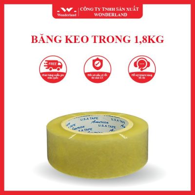 BĂNG KEO TRONG 1.8KG WONDERLAND