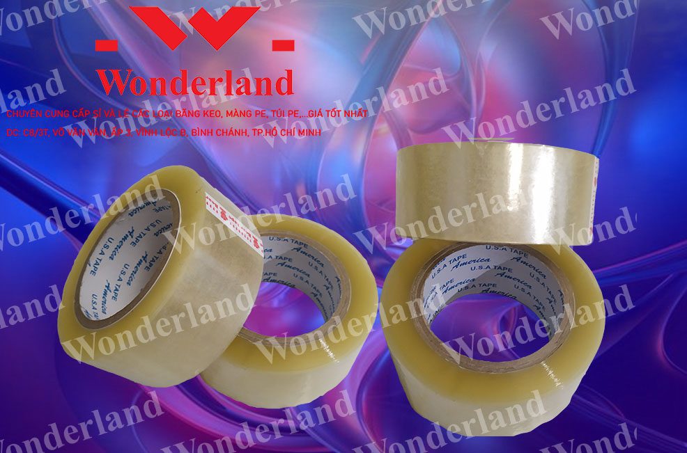 BĂNG KEO TRONG 1.8KG LÕI 5LI WONDERLAND GIÁ SỈ TỐT NHẤT