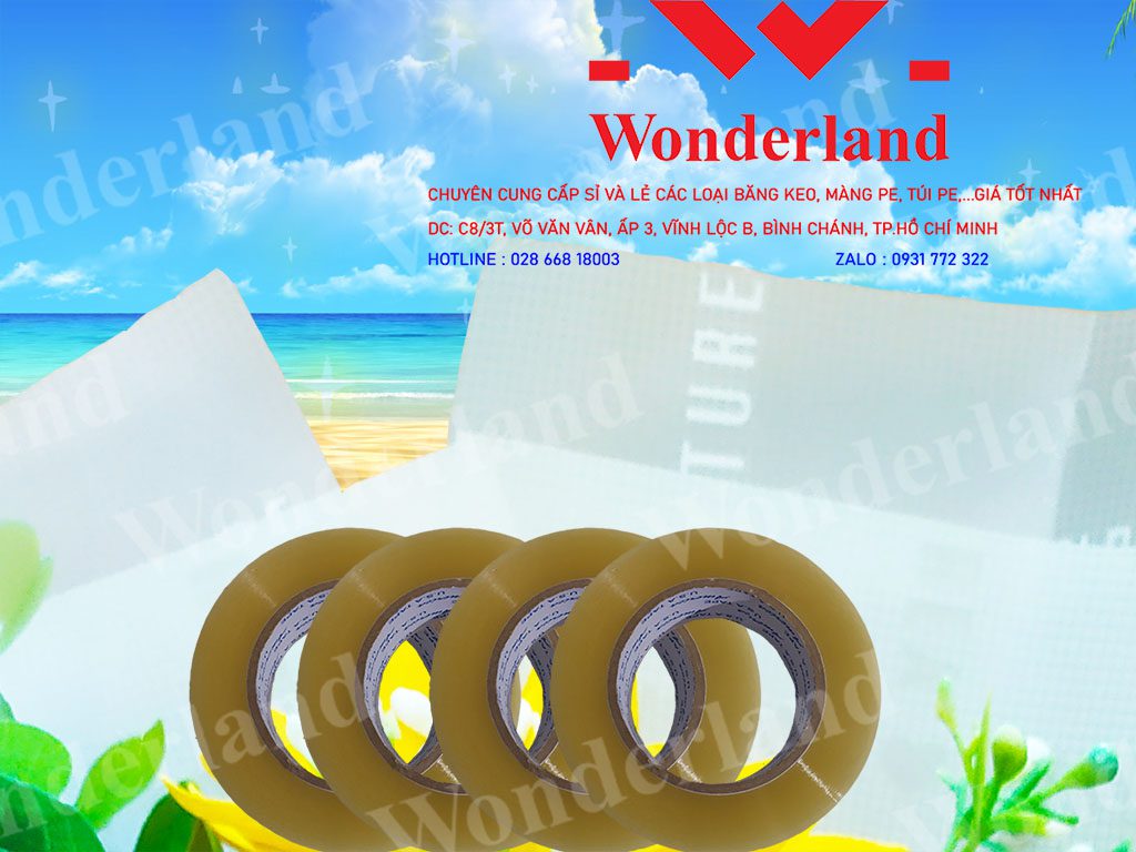 BĂNG KEO TRONG 2.2KG LÕI 5LI