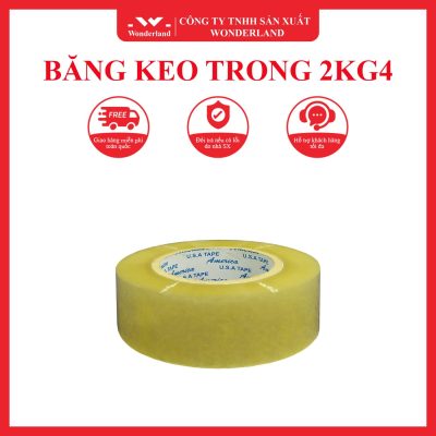 BĂNG KEO TRONG 2KG4 WONDERLAND