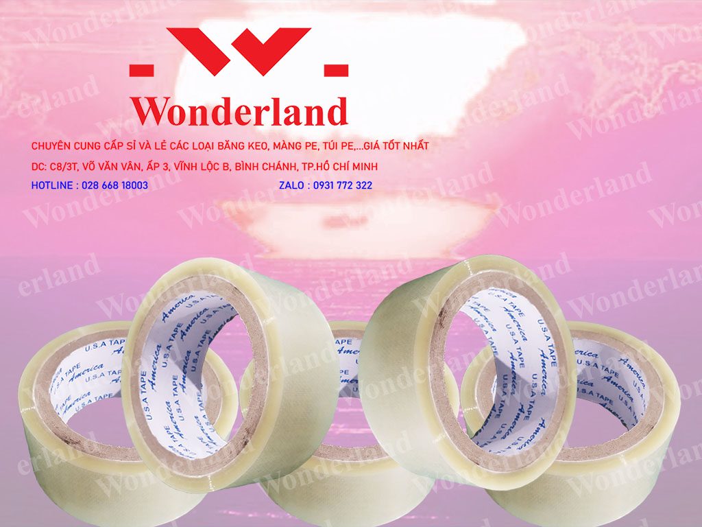BĂNG KEO TRONG CHẤT LƯỢNG CAO WONDERLAND