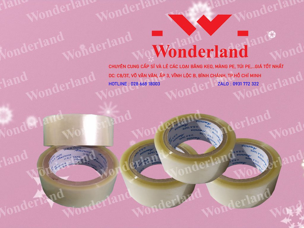 BĂNG KEO TRONG WONDERLAND GIÁ RẺ NHẤT