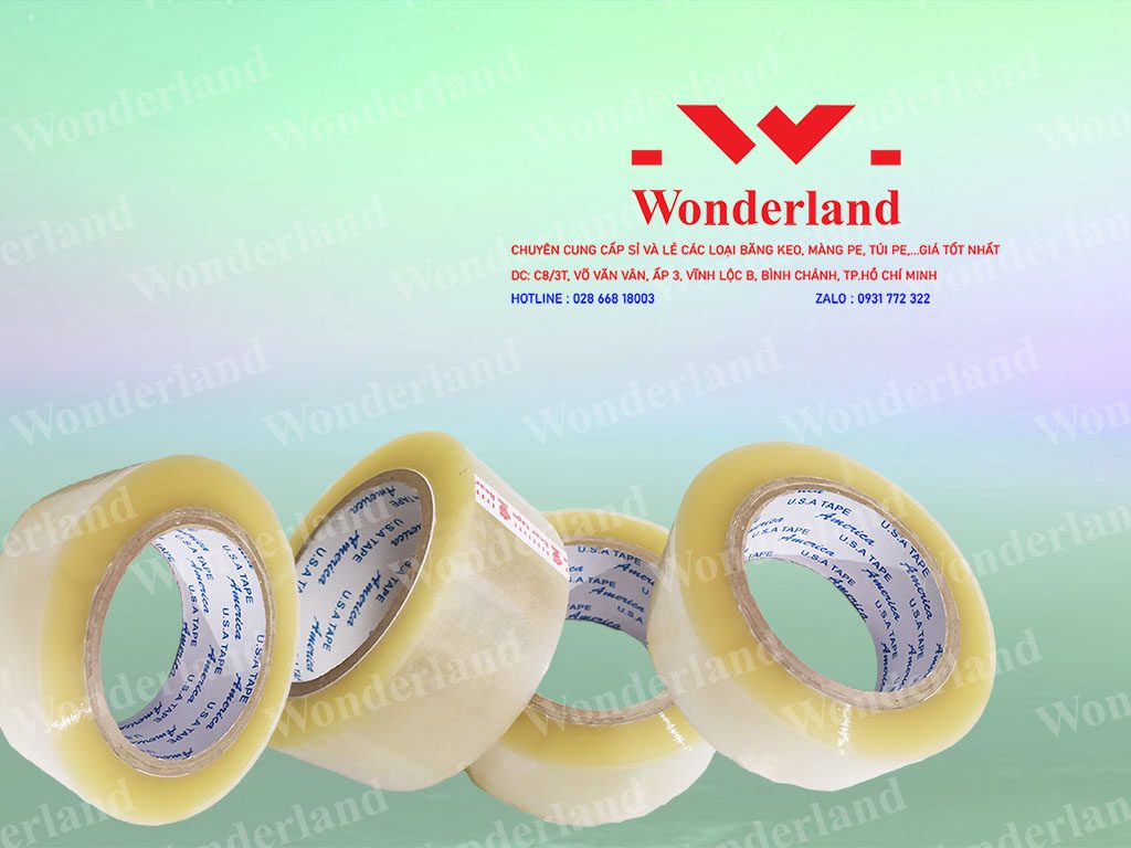 BĂNG KEO TRONG CHẤT LƯỢNG CAO, GIÁ RẺ TẠI WONDERLAND