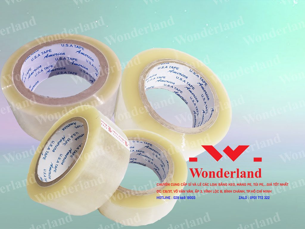 BĂNG KEO TRONG WONDERLAND CHẤT LƯỢNG CAO, GIÁ SỈ TỐT NHẤT