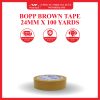 BOPP BROWN TAPE 24MM X 100 YARDS WONDERLAND