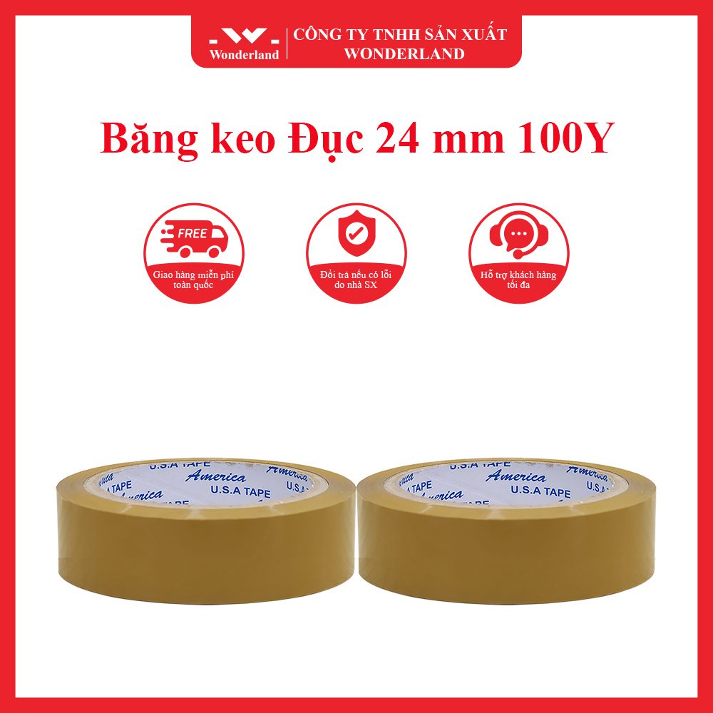 Băng keo Đục 24 mm 100Y