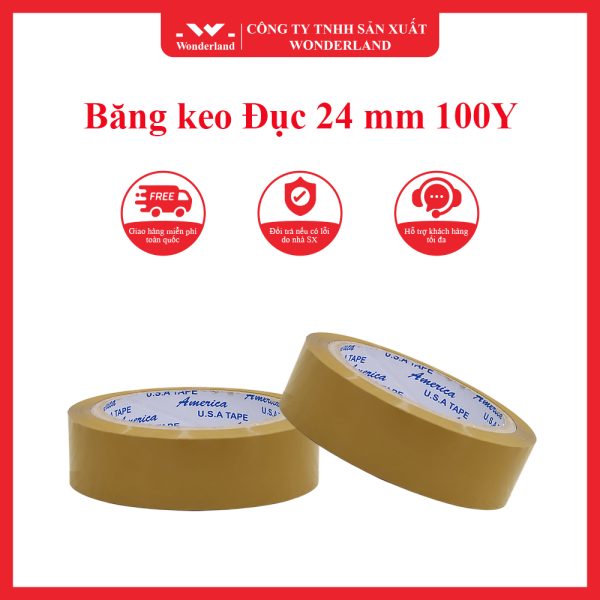 Băng keo Đục 24 mm 100Y Wonderland