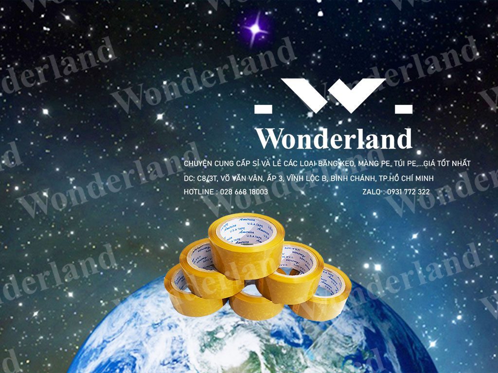 BĂNG KEO ĐỤC 1.2KG WONDERLAND CHẤT LƯỢNG CAO