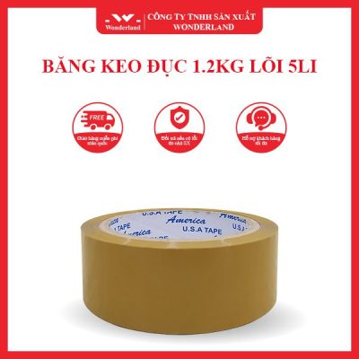 BĂNG KEO ĐỤC 1.2KG LÕI 5LI WONDERLAND