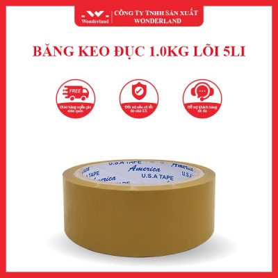 BĂNG KEO ĐỤC 1KG LÕI 5LI WONDERLAND