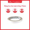 Băng keo hai mặt trắng 15mm wonderland