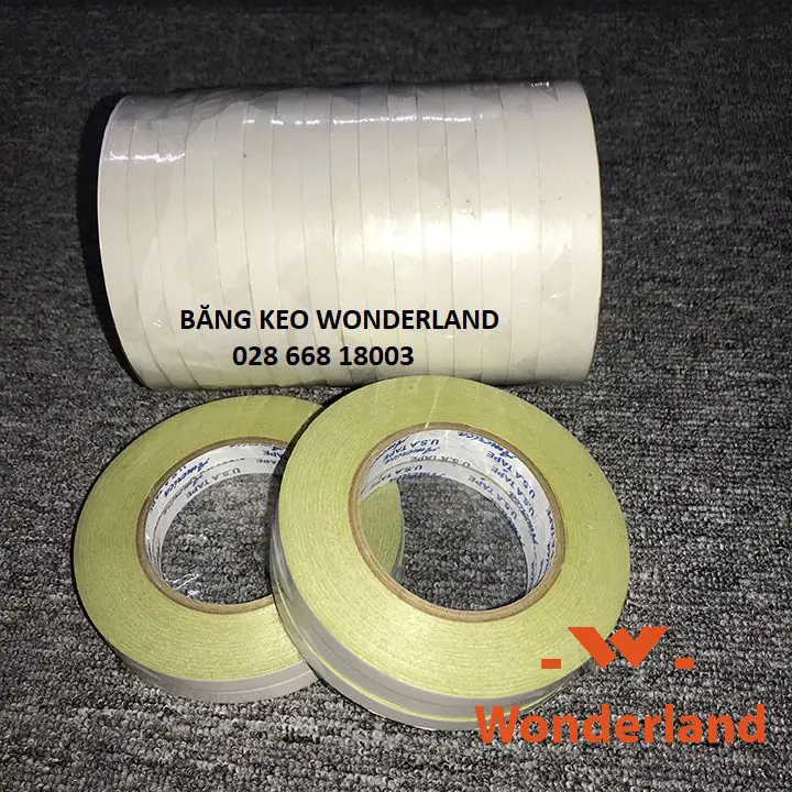 Băng keo hai mặt trắng dầu Wonderland