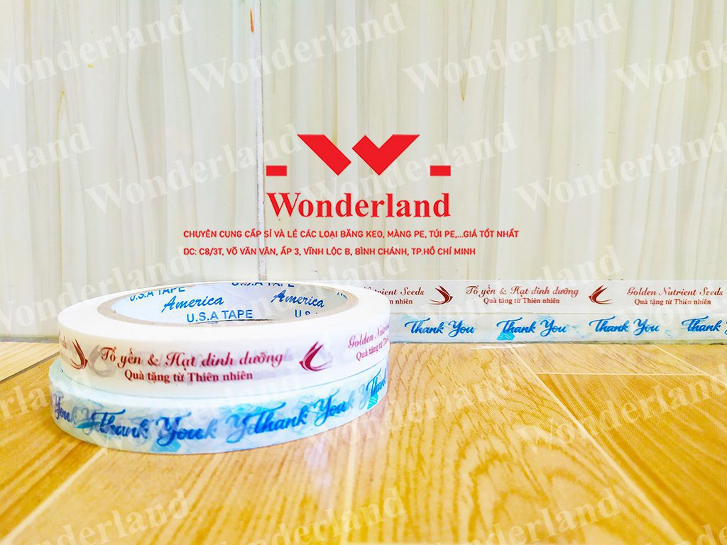 Băng keo in chữ 12MM chất lượng