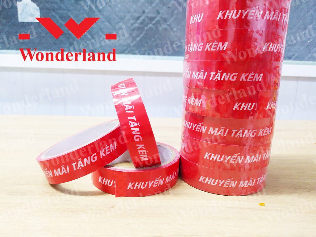 BĂNG KEO IN 24MM WONDERLAND CHẤT LƯỢNG HÀNG ĐẦU