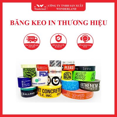BĂNG KEO IN THƯƠNG HIỆU WONDERLAND