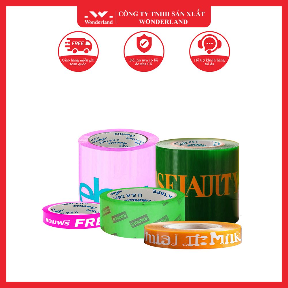 BĂNG KEO IN THƯƠNG HIỆU GIÁ SỈ TỐT NHẤT TẠI WONDERLAND