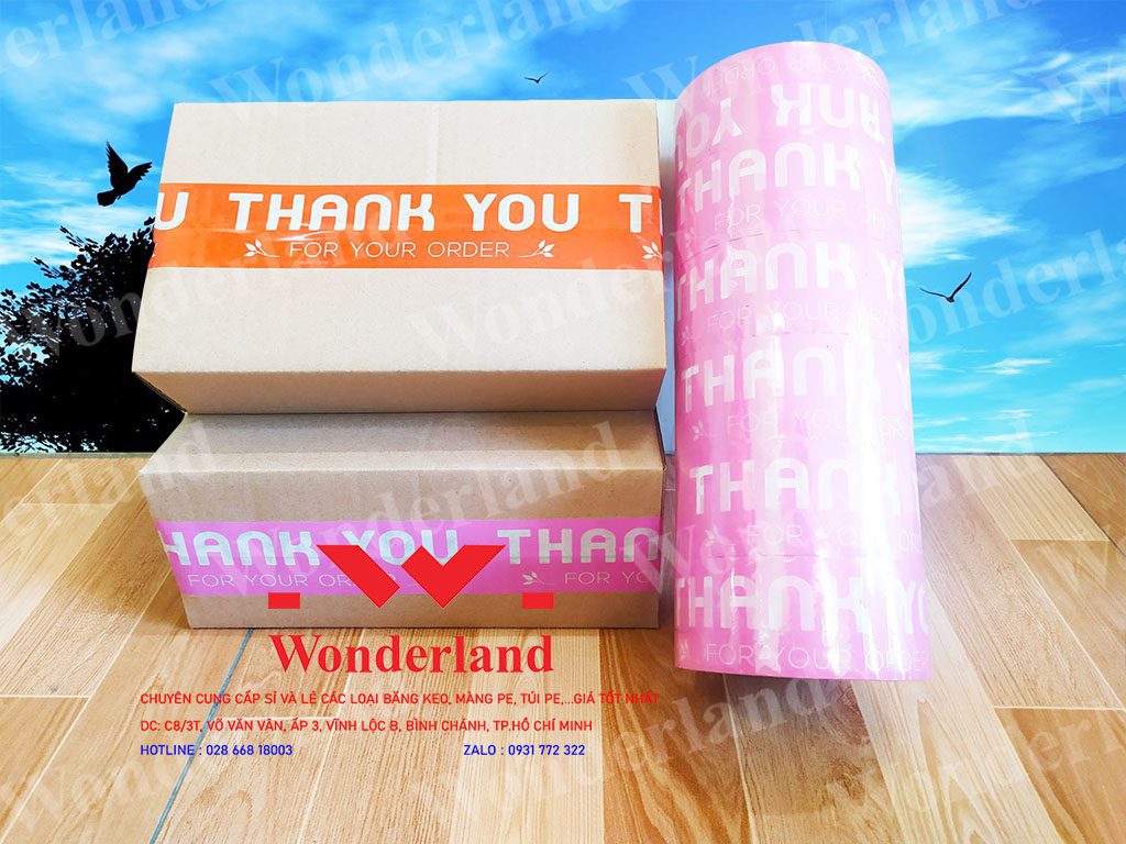 WONDERLAND CUNG CẤP DỊCH VỤ IN BĂNG KEO CHẤT LƯỢNG CAO VỚI GIÁ SỈ TỐT NHẤT