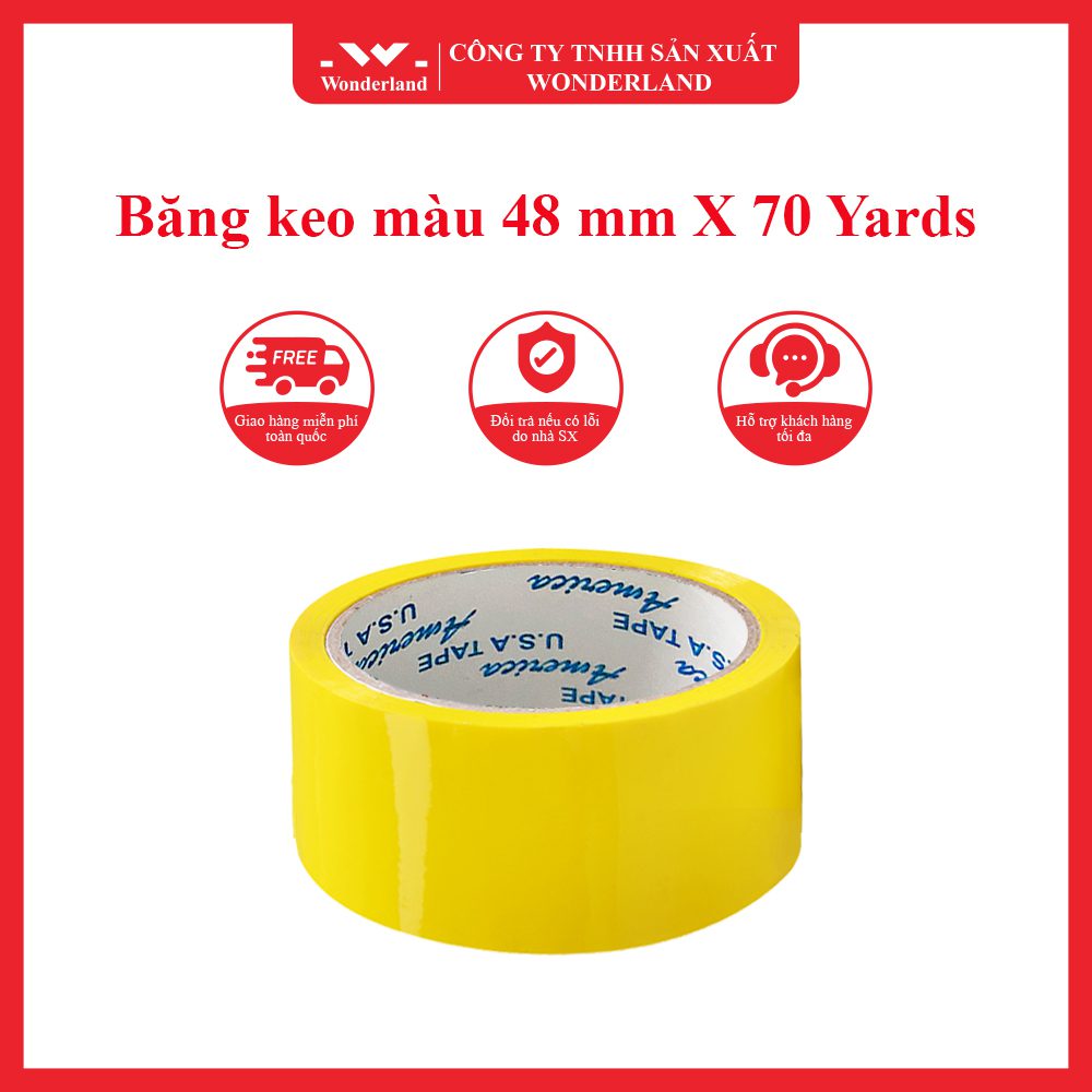 Băng keo màu 48 mm X 70 Yards