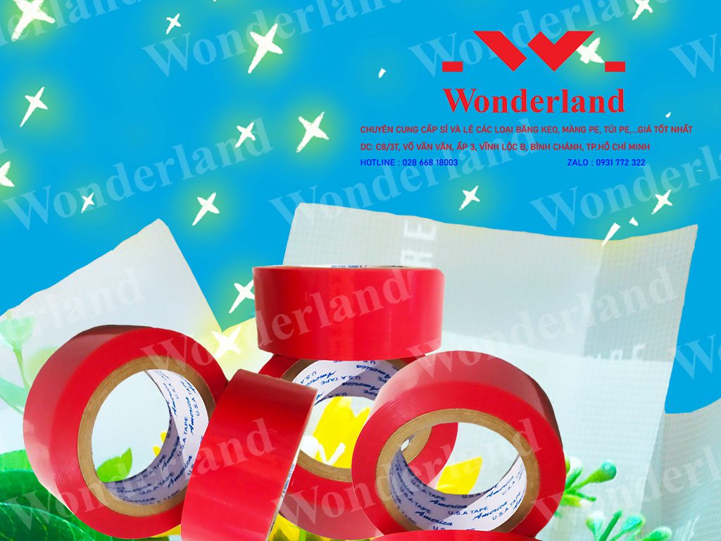 BĂNG KEO MÀU WONDERLAND GIÁ SỈ TỐT NHÂT