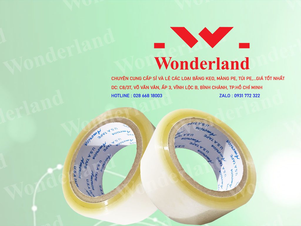 BĂNG KEO TRONG 1.6KG LÕI 7LI 