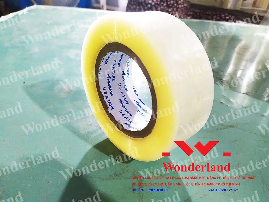 BĂNG KEO TRONG 2.5KG LÕI 7LI