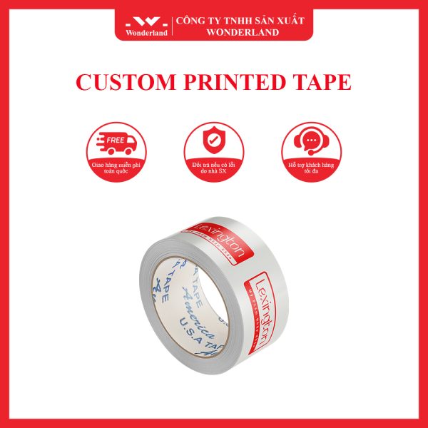 CUSTOM PRINTED TAPE WONDERLAND