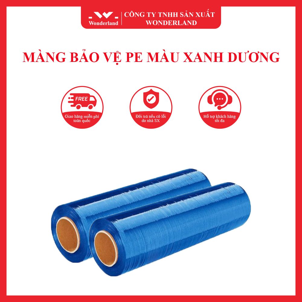 MÀNG BẢO VỆ PE MÀU XANH DƯƠNG GIÁ SỈ TỐT NHẤT TẠI WONDERLAND