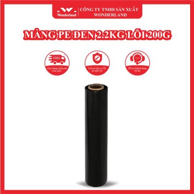 MÀNG PE ĐEN 2.2KG LÕI 200G WONDERLAND