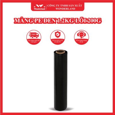 MÀNG PE ĐEN 1.2KG LÕI 200G WONDERLAND